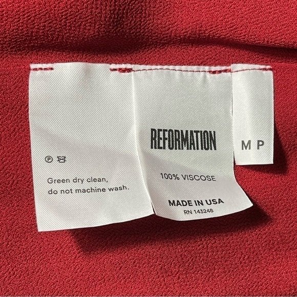 Reformation Whitby Dress in Opal - Size - Medium Petite (B280) $218 - Picture 11 of 15